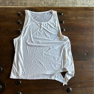 Reebok White Athletic Tank